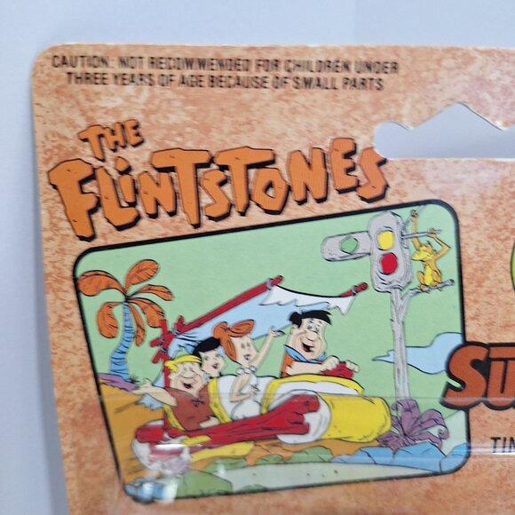 Fred Flintstones Sunglasses 1990 Red Vintage Sealed Tinted Plastic - Picture 5 of 8